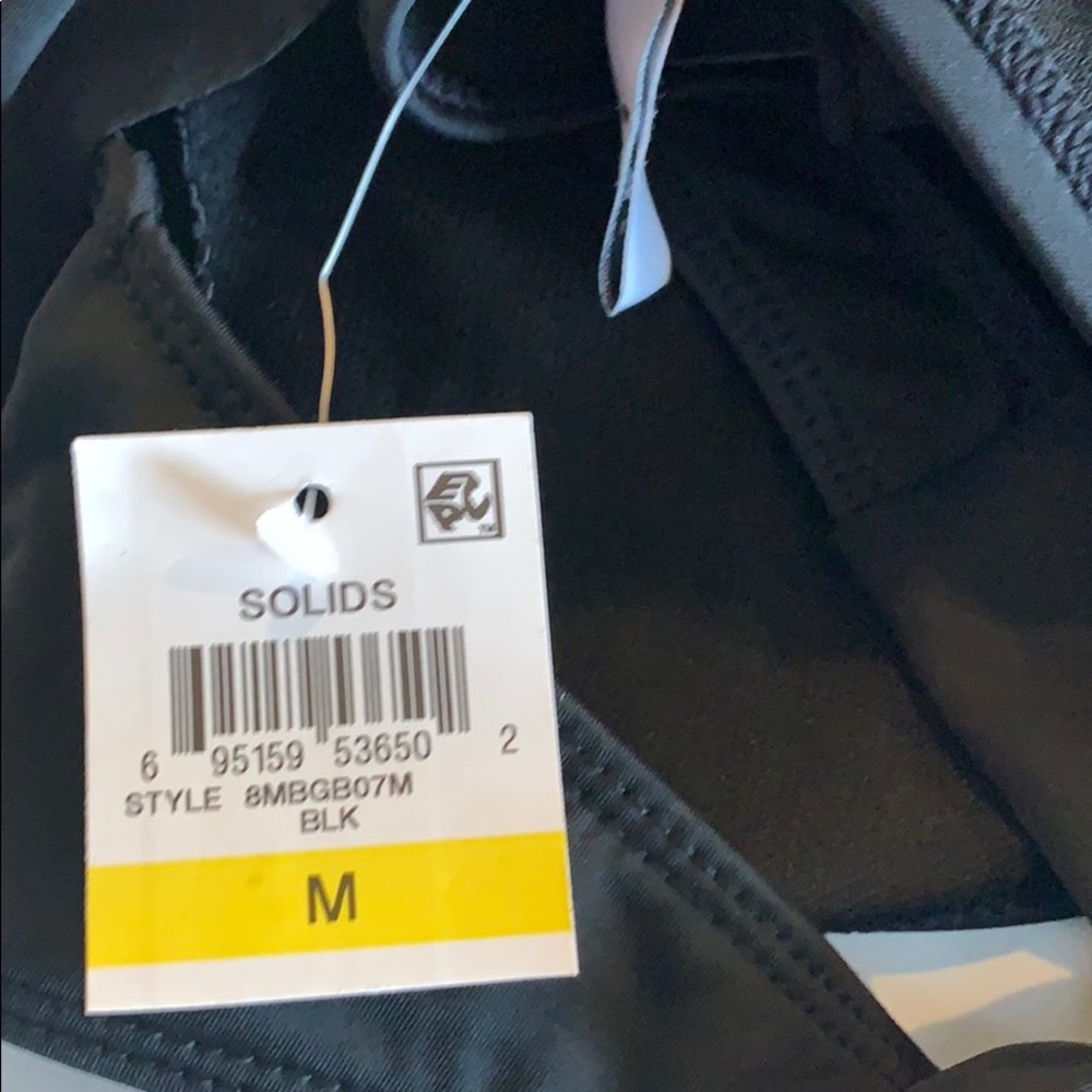 Bar III Blouson Plunge Draped Neck One-Piece NWT - Picture 4 of 4